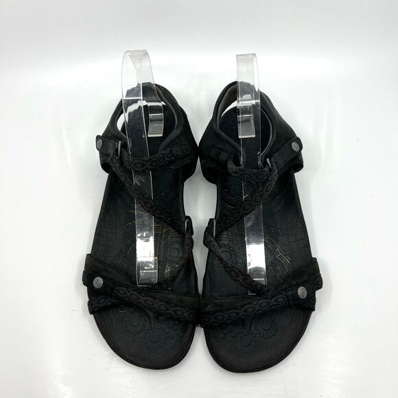 TAOS Black Ankle Strap Sandals Women's 11 US - Picture 5 of 8